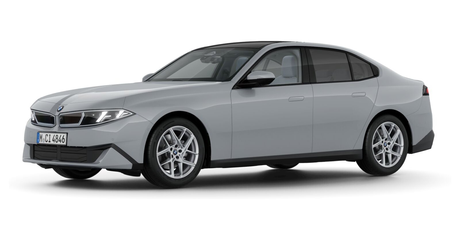BMW 318 Limousine in Grau von vorne BMW 318 Limousine in Grau von vorne