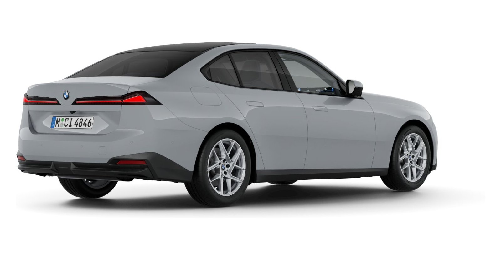 BMW BMW 3er in Grau von hinten BMW BMW 3er in Grau von hinten