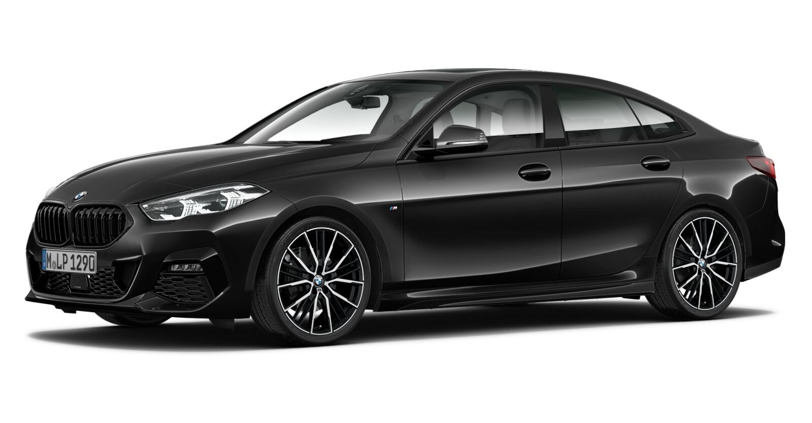 BMW BMW 2er in Schwarz von vorne BMW BMW 2er in Schwarz von vorne