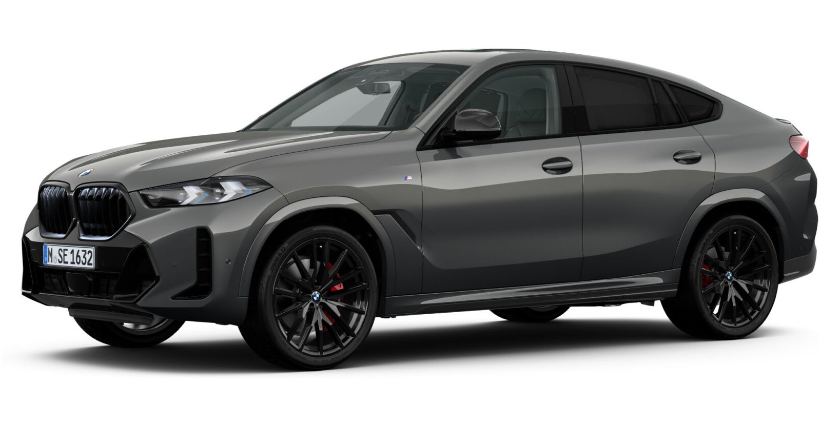 BMW X6 xDrive30d M Sport in Grau von vorne BMW X6 xDrive30d M Sport in Grau von vorne