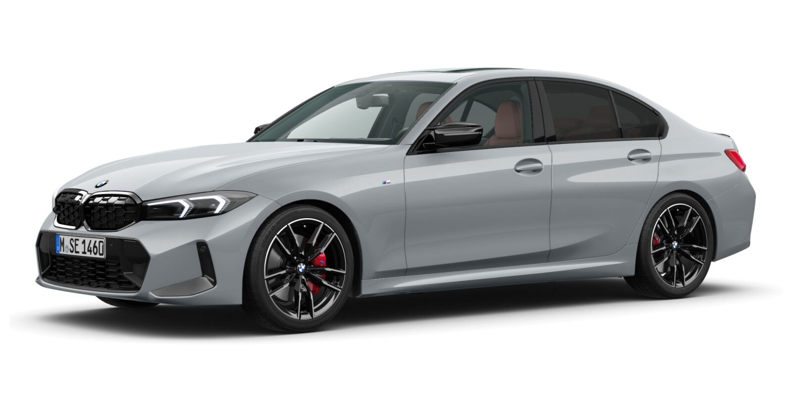 BMW BMW 3er in Grau von vorne BMW BMW 3er in Grau von vorne