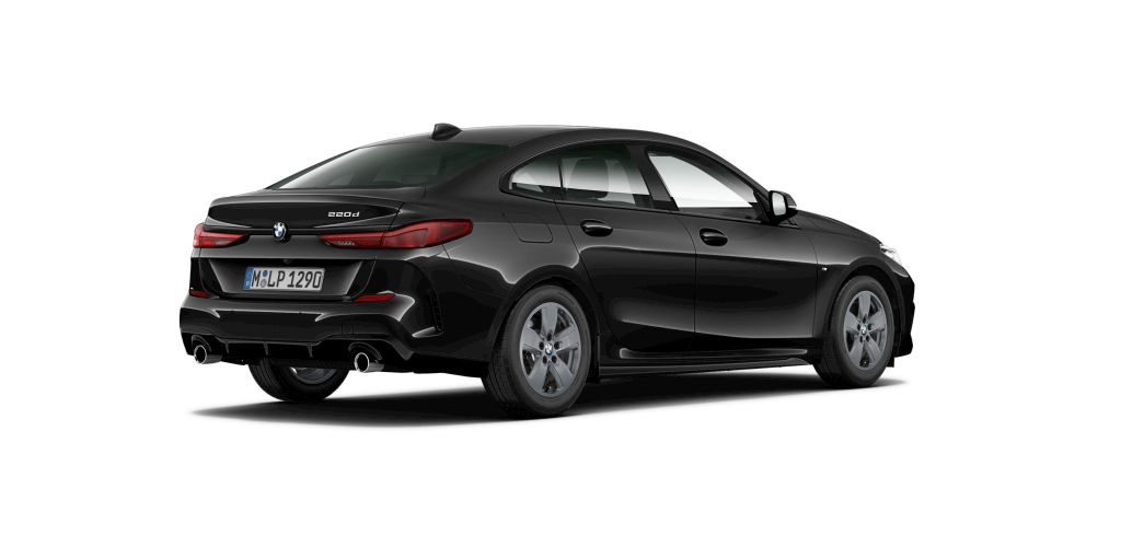 BMW BMW 2er in Schwarz von hinten BMW BMW 2er in Schwarz von hinten