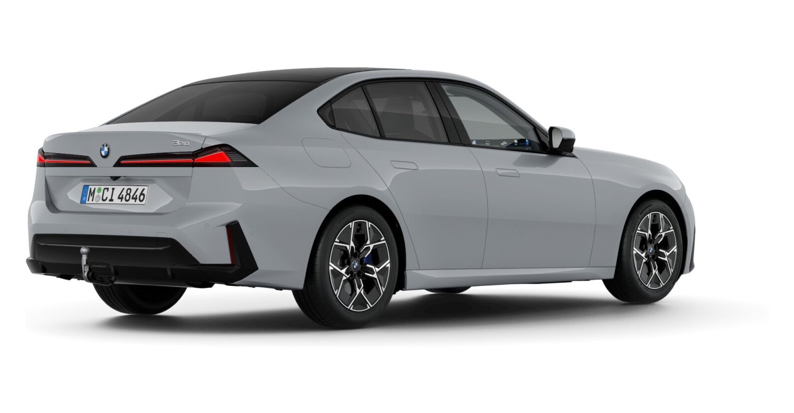 BMW BMW 3er in Grau von hinten BMW BMW 3er in Grau von hinten