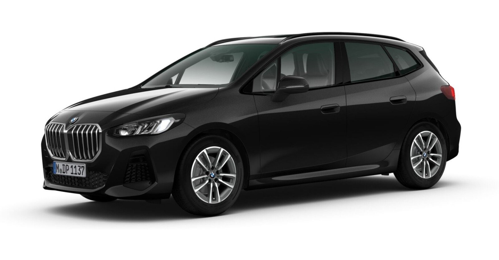 BMW BMW 2er in Schwarz von vorne BMW BMW 2er in Schwarz von vorne