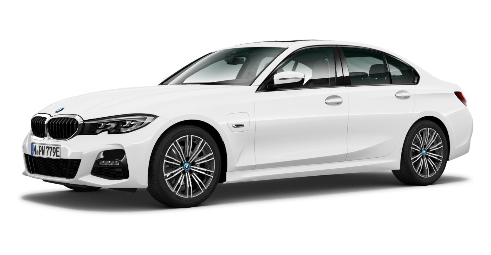 BMW BMW 3er in Weiß von vorne BMW BMW 3er in Weiß von vorne