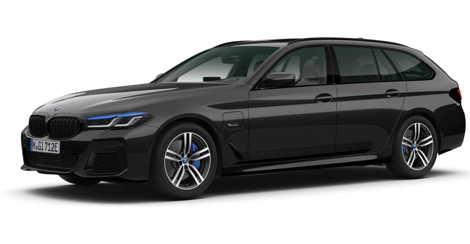 BMW BMW 5er in Schwarz von vorne BMW BMW 5er in Schwarz von vorne