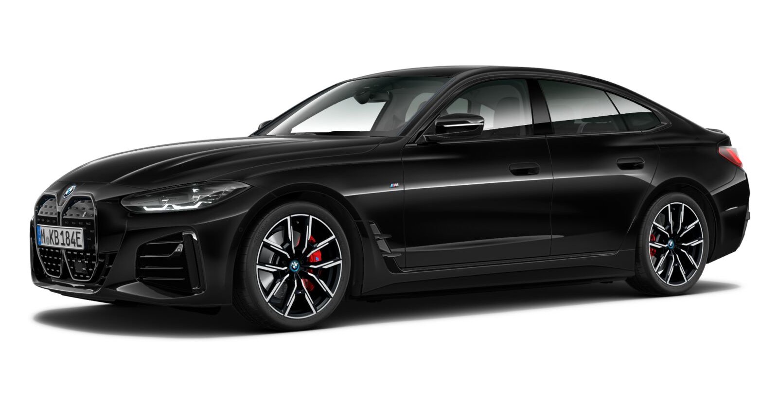 BMW BMW I in Schwarz von vorne BMW BMW I in Schwarz von vorne