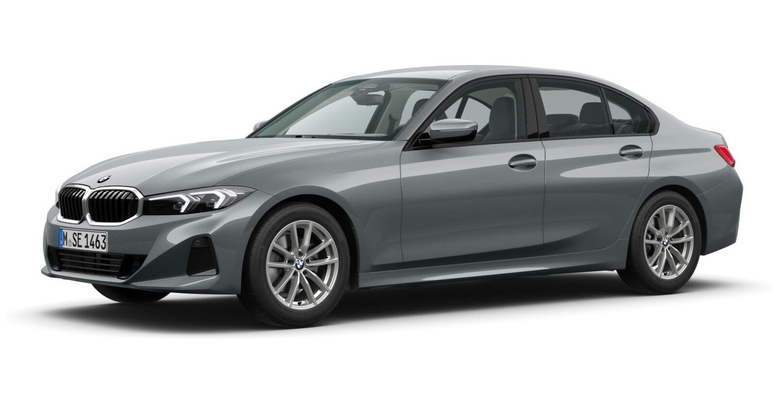 BMW BMW 3er in Grau von vorne BMW BMW 3er in Grau von vorne