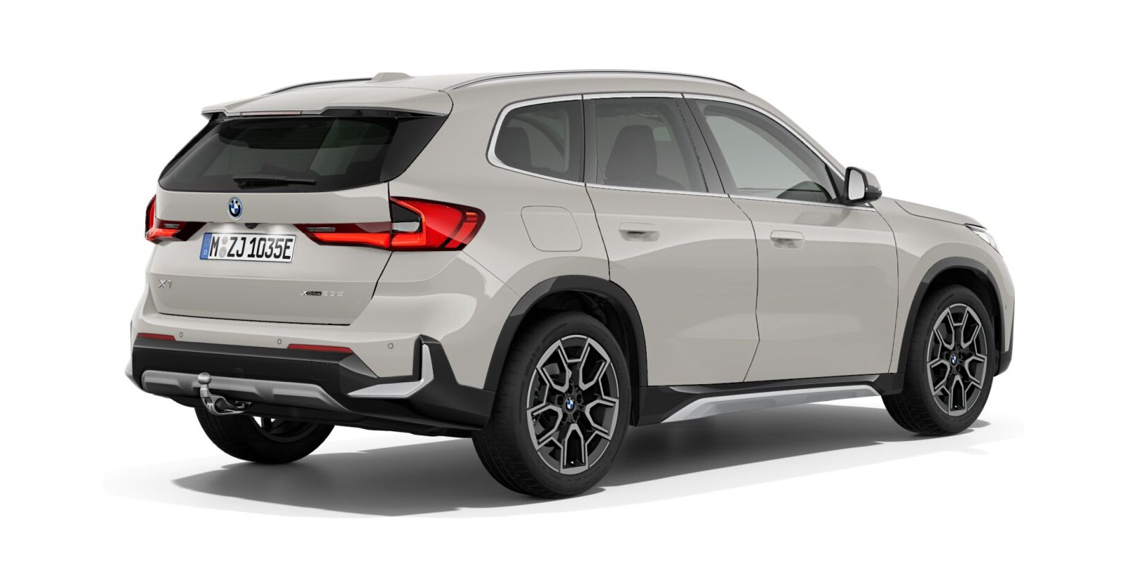 BMW BMW X in Grau von hinten