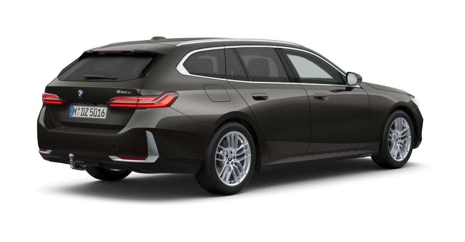BMW BMW 5er in Grau von hinten BMW BMW 5er in Grau von hinten