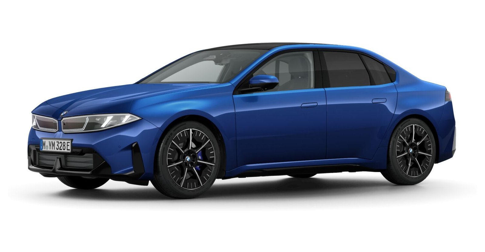 BMW i3 50 xDrive in Blau von vorne BMW i3 50 xDrive in Blau von vorne
