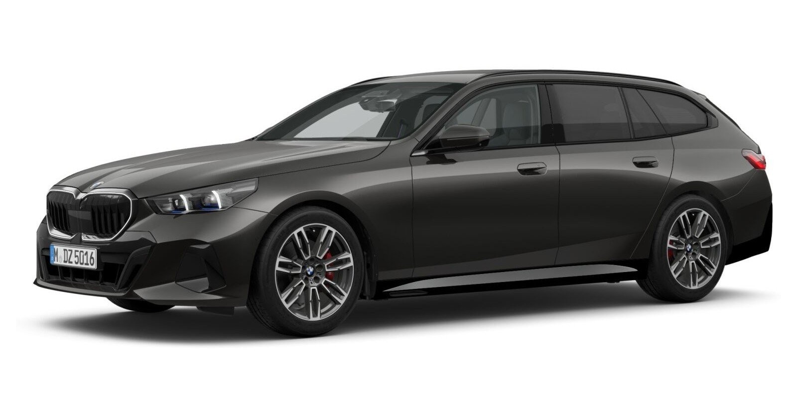 BMW 520d Touring in Grau von vorne BMW 520d Touring in Grau von vorne