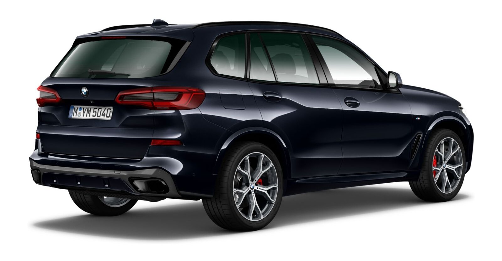 BMW BMW X in Schwarz von hinten BMW BMW X in Schwarz von hinten
