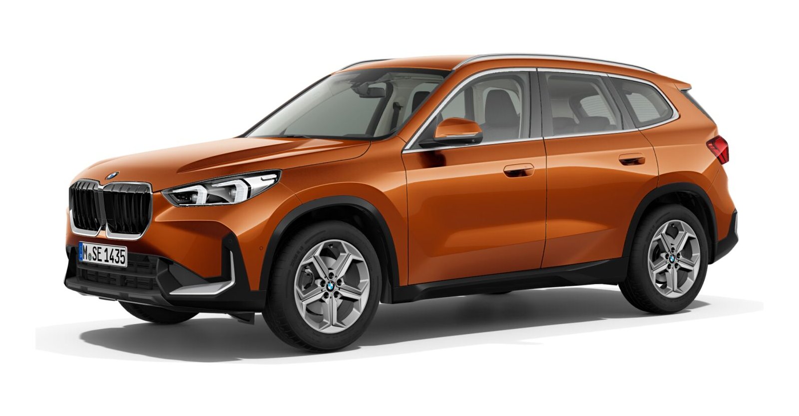 BMW BMW X in Orange von vorne BMW BMW X in Orange von vorne