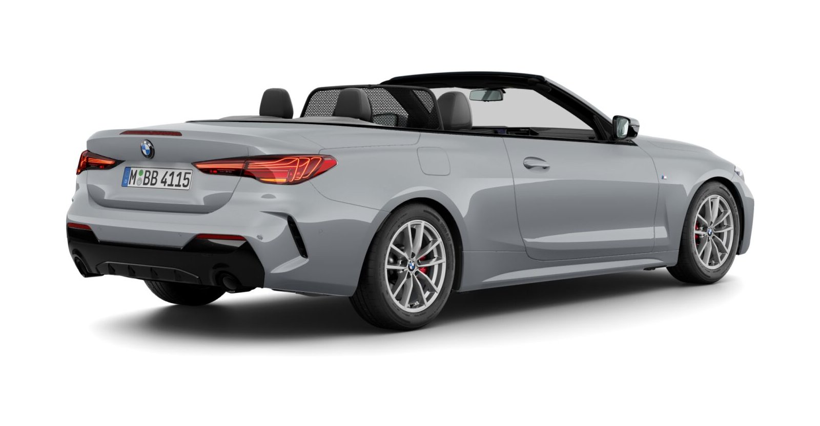 BMW BMW 4er in Grau von hinten BMW BMW 4er in Grau von hinten