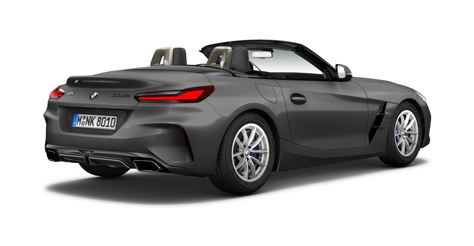 BMW BMW Z in Grau von hinten BMW BMW Z in Grau von hinten