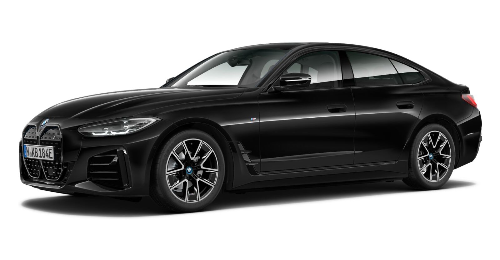 BMW BMW I in Schwarz von vorne BMW BMW I in Schwarz von vorne