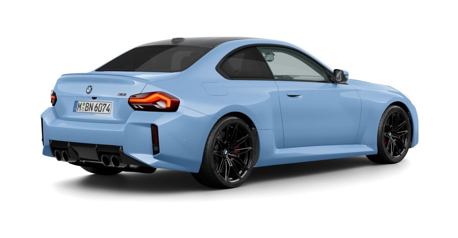 BMW BMW M in Blau von hinten BMW BMW M in Blau von hinten