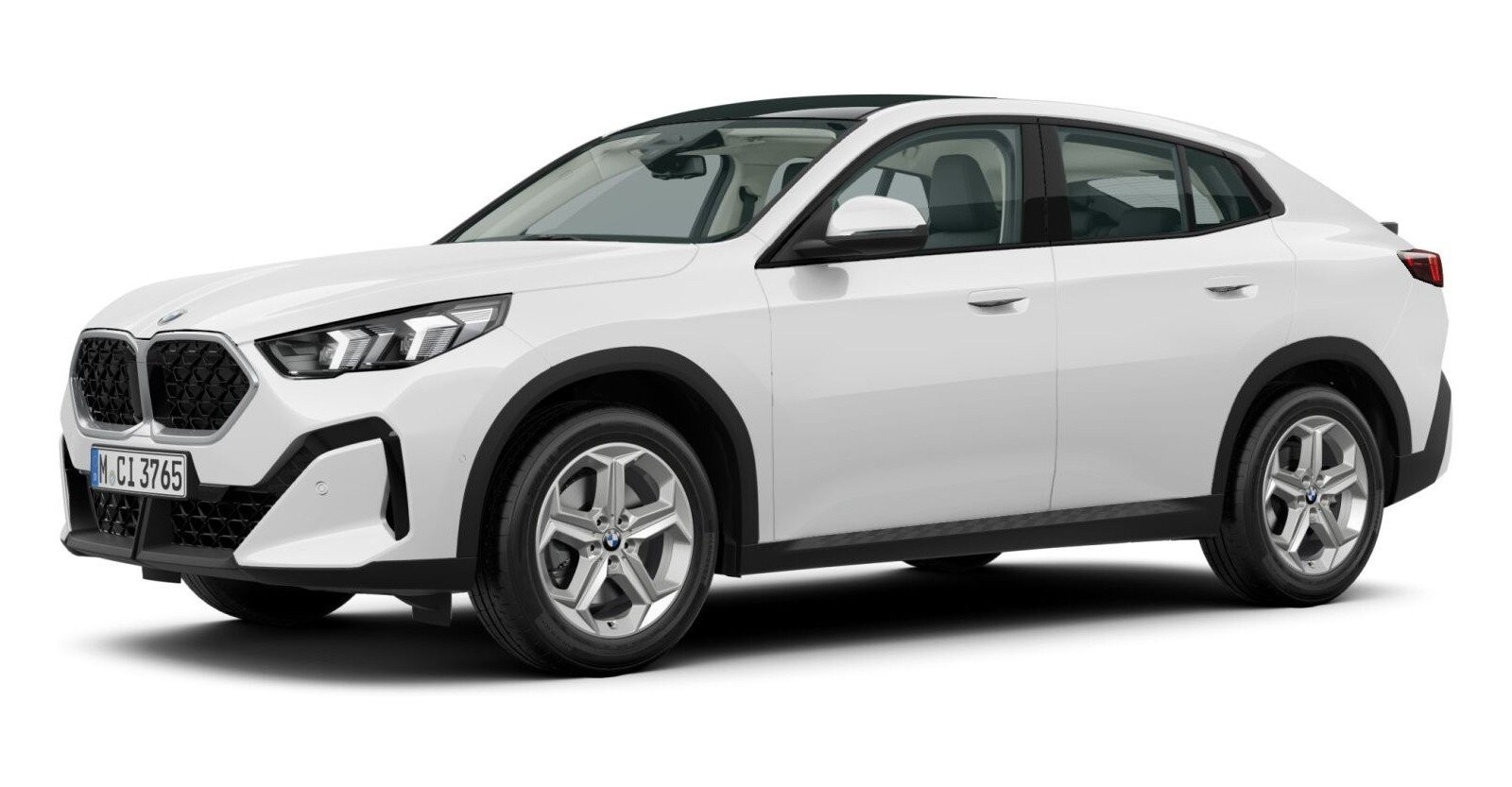 BMW X2 sDrive20i in Weiß von vorne