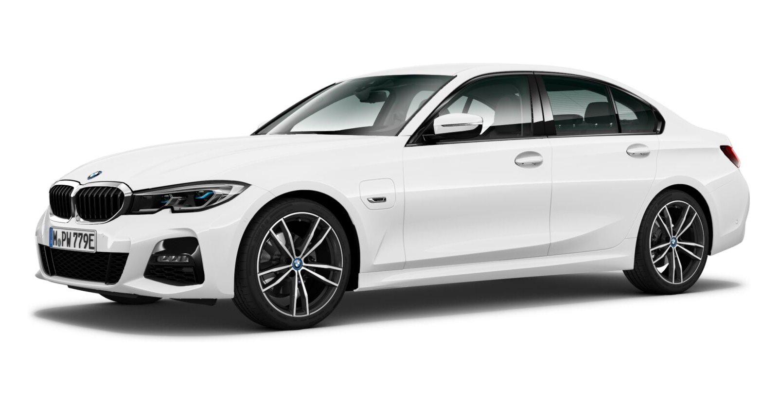 BMW BMW 3er in Weiß von vorne BMW BMW 3er in Weiß von vorne