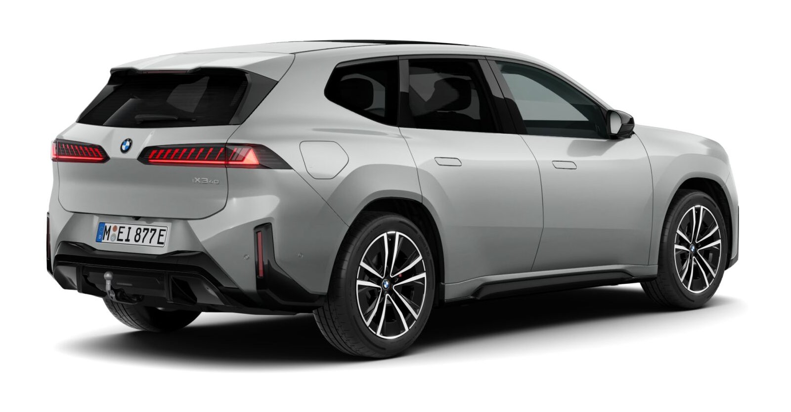 BMW BMW I in Grau von hinten BMW BMW I in Grau von hinten