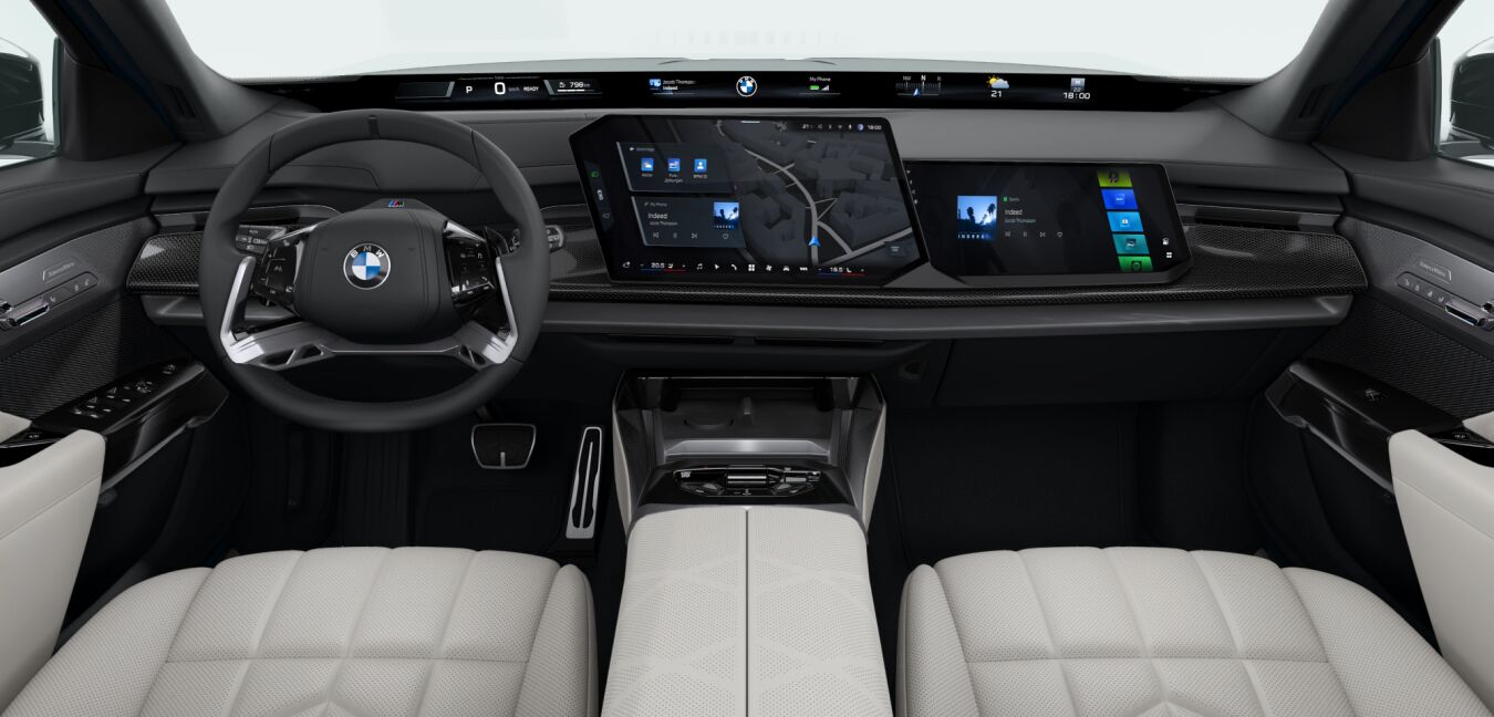 BMW BMW 7er im Innenraum von vorne BMW BMW 7er im Innenraum von vorne