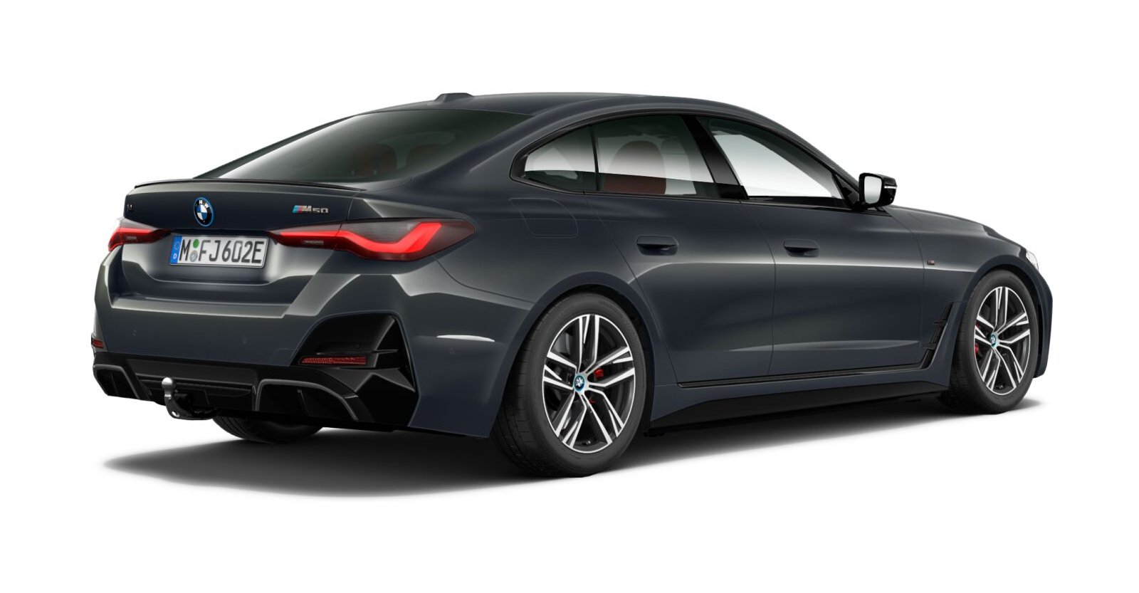 BMW BMW I in Grau von hinten BMW BMW I in Grau von hinten