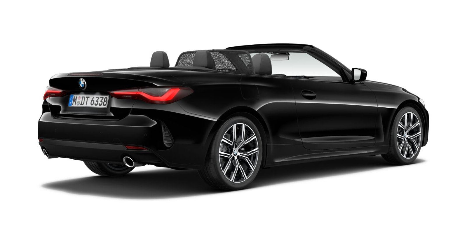 BMW BMW 4er in Schwarz von hinten BMW BMW 4er in Schwarz von hinten