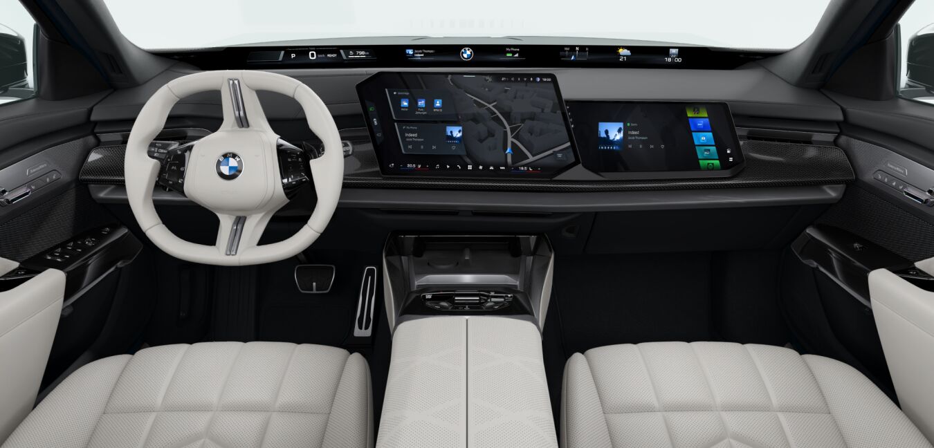 BMW BMW 7er im Innenraum von vorne BMW BMW 7er im Innenraum von vorne