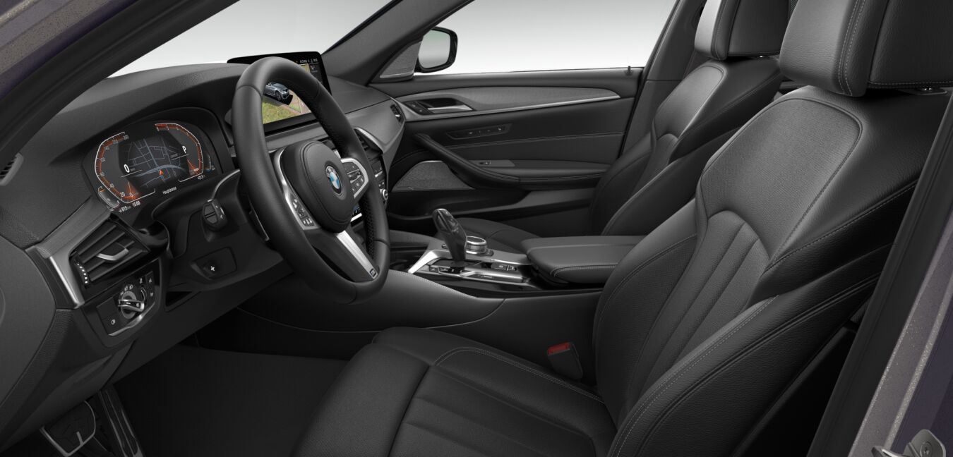 BMW BMW 5er im Innenraum seitlich BMW BMW 5er im Innenraum seitlich