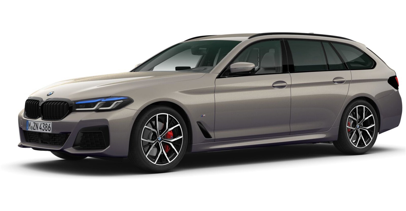 BMW BMW 5er in Grau von vorne BMW BMW 5er in Grau von vorne