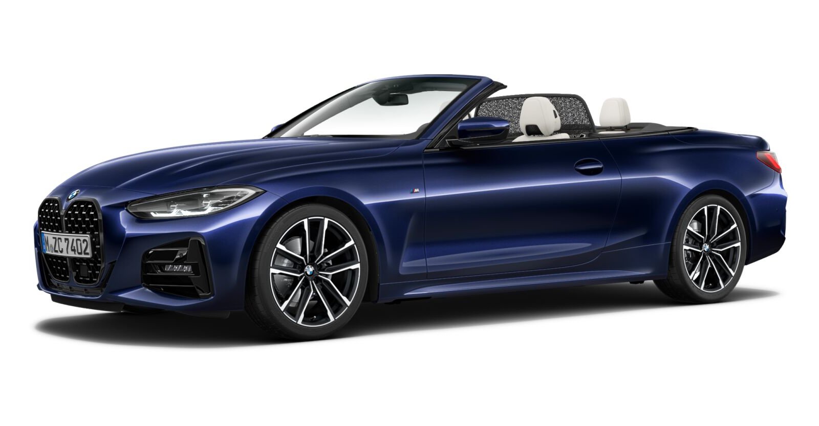 BMW BMW 4er in Blau von vorne BMW BMW 4er in Blau von vorne