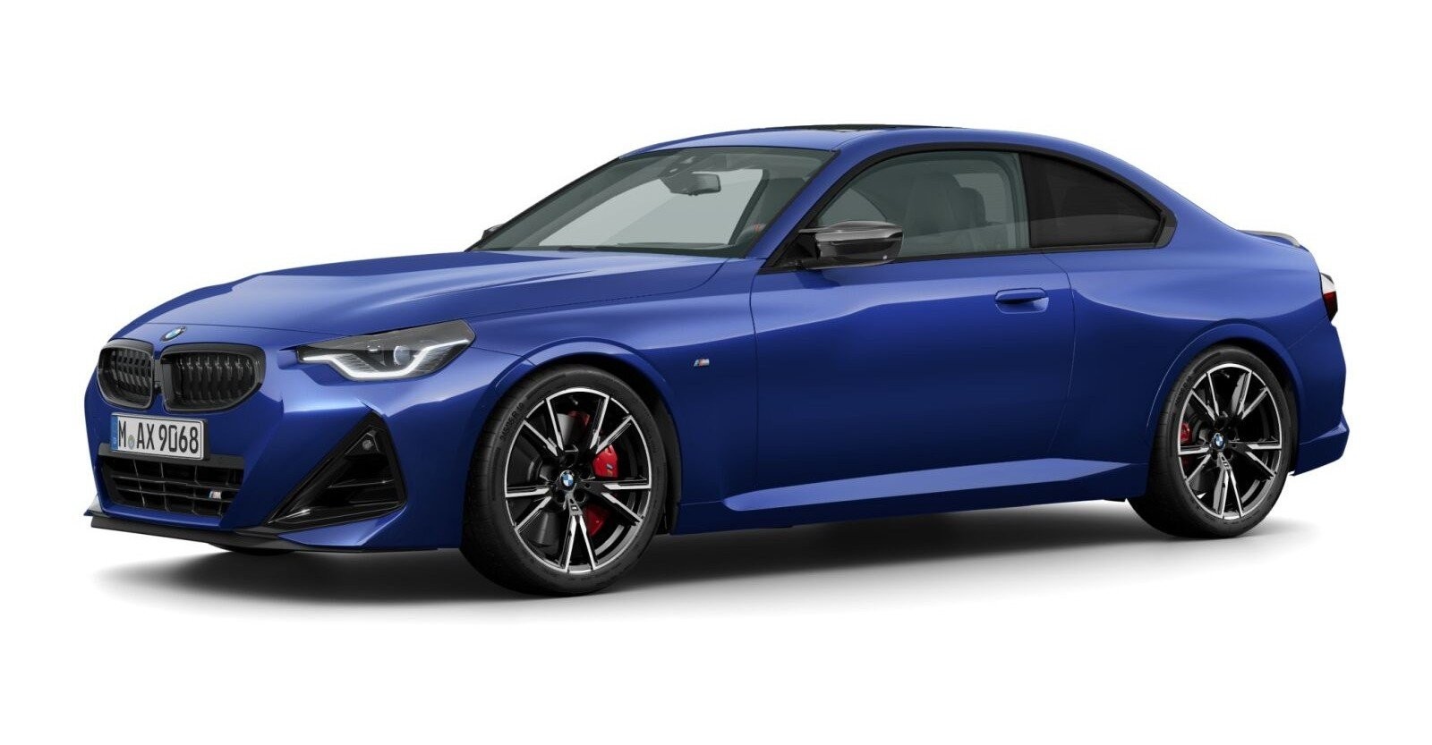 BMW BMW 2er in Blau von vorne BMW BMW 2er in Blau von vorne