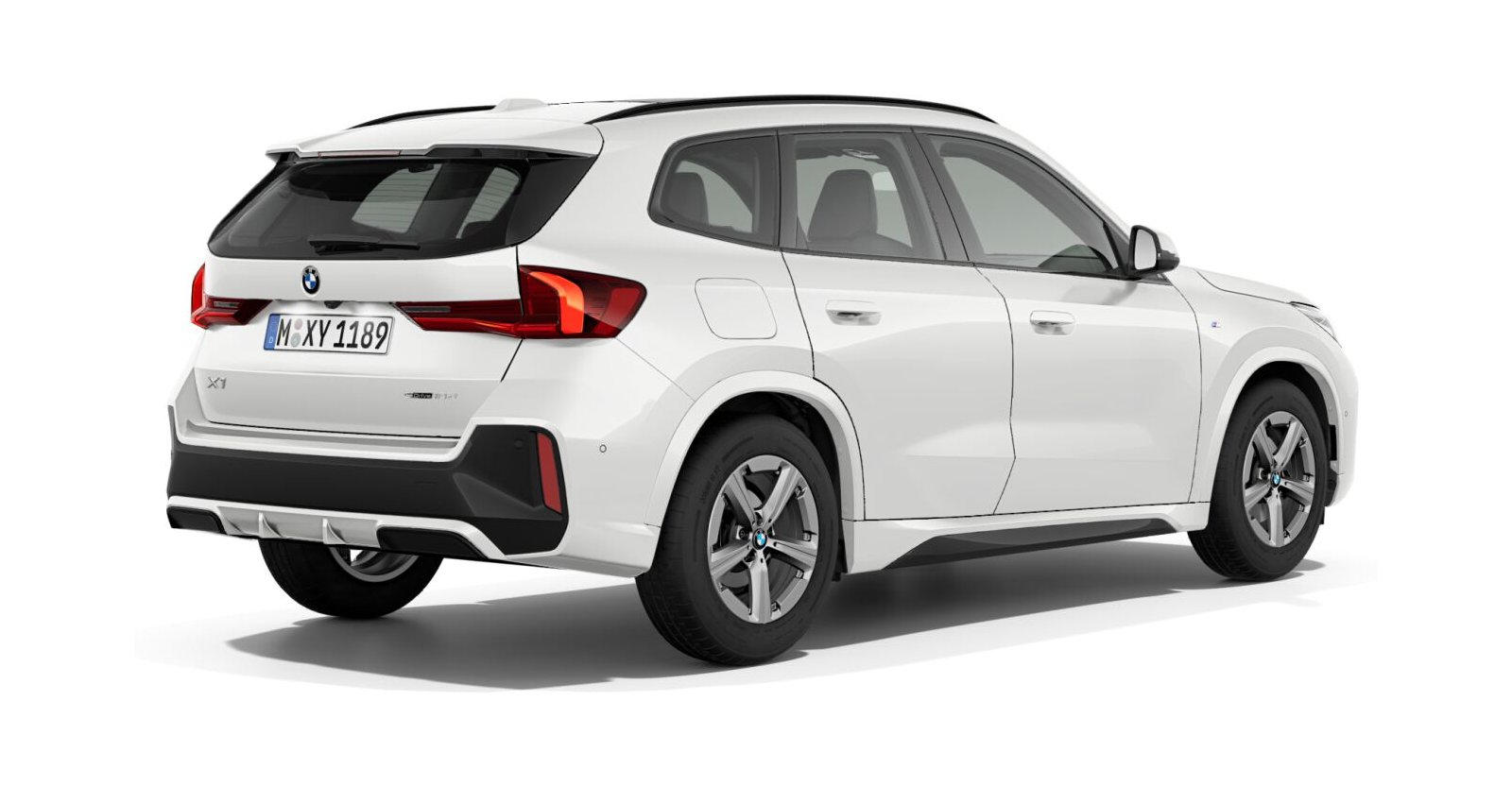 BMW BMW X in Weiß von hinten BMW BMW X in Weiß von hinten