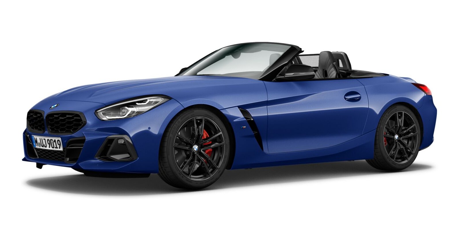 BMW Z4 sDrive30i in Blau von vorne