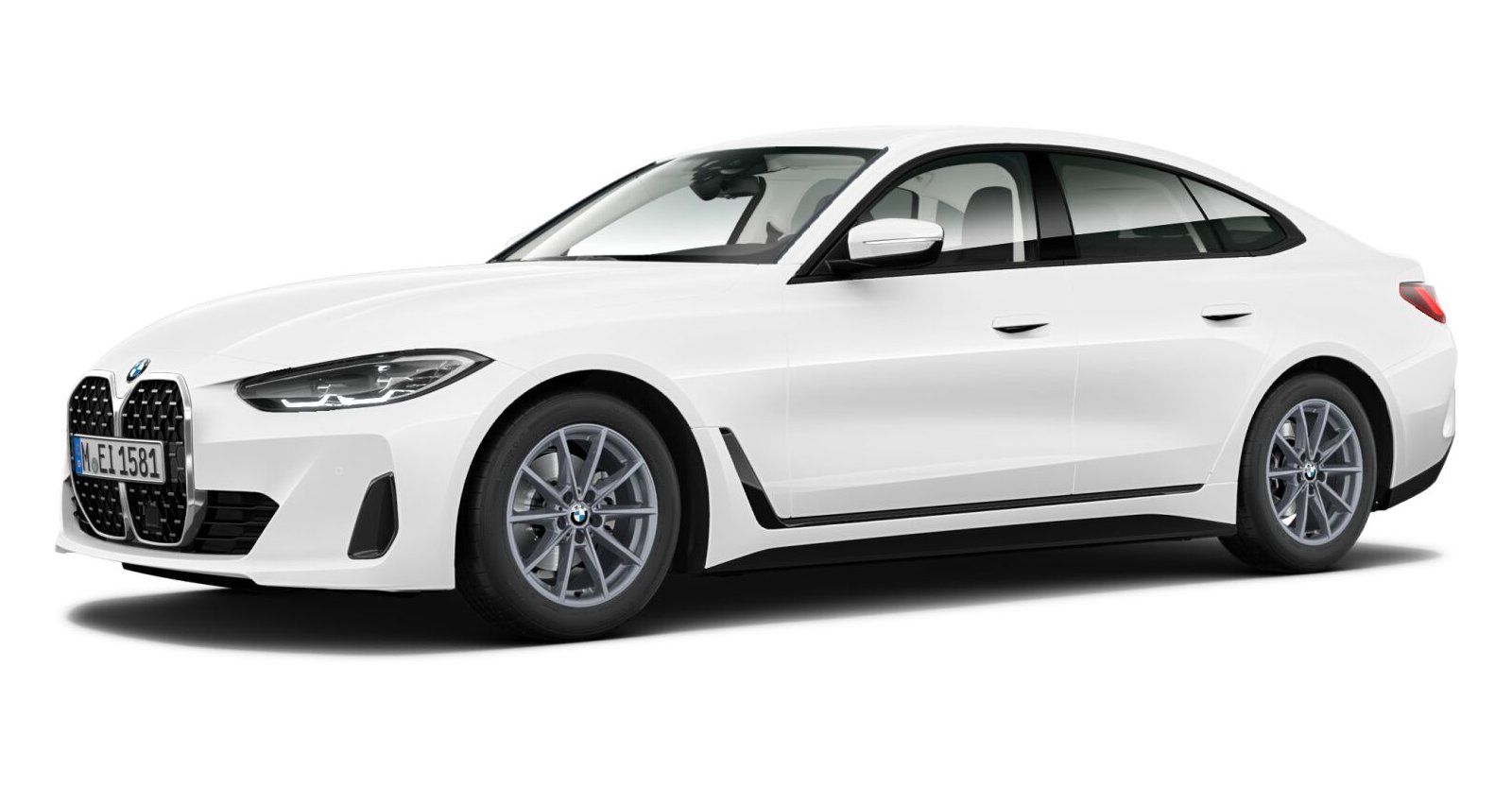 BMW BMW 4er in Weiß von vorne BMW BMW 4er in Weiß von vorne