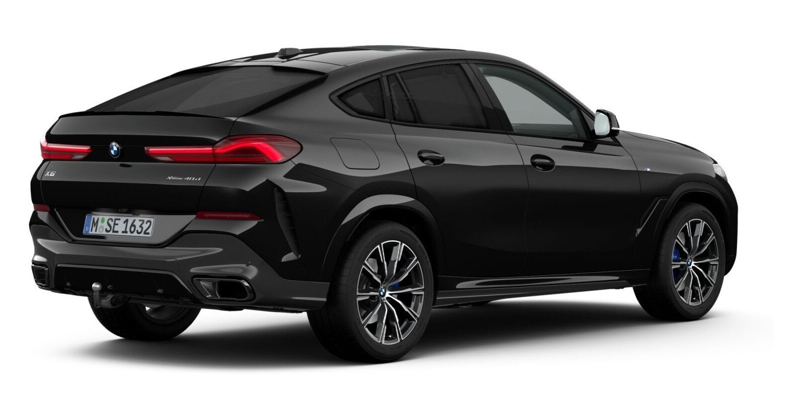 BMW BMW X in Schwarz von hinten BMW BMW X in Schwarz von hinten