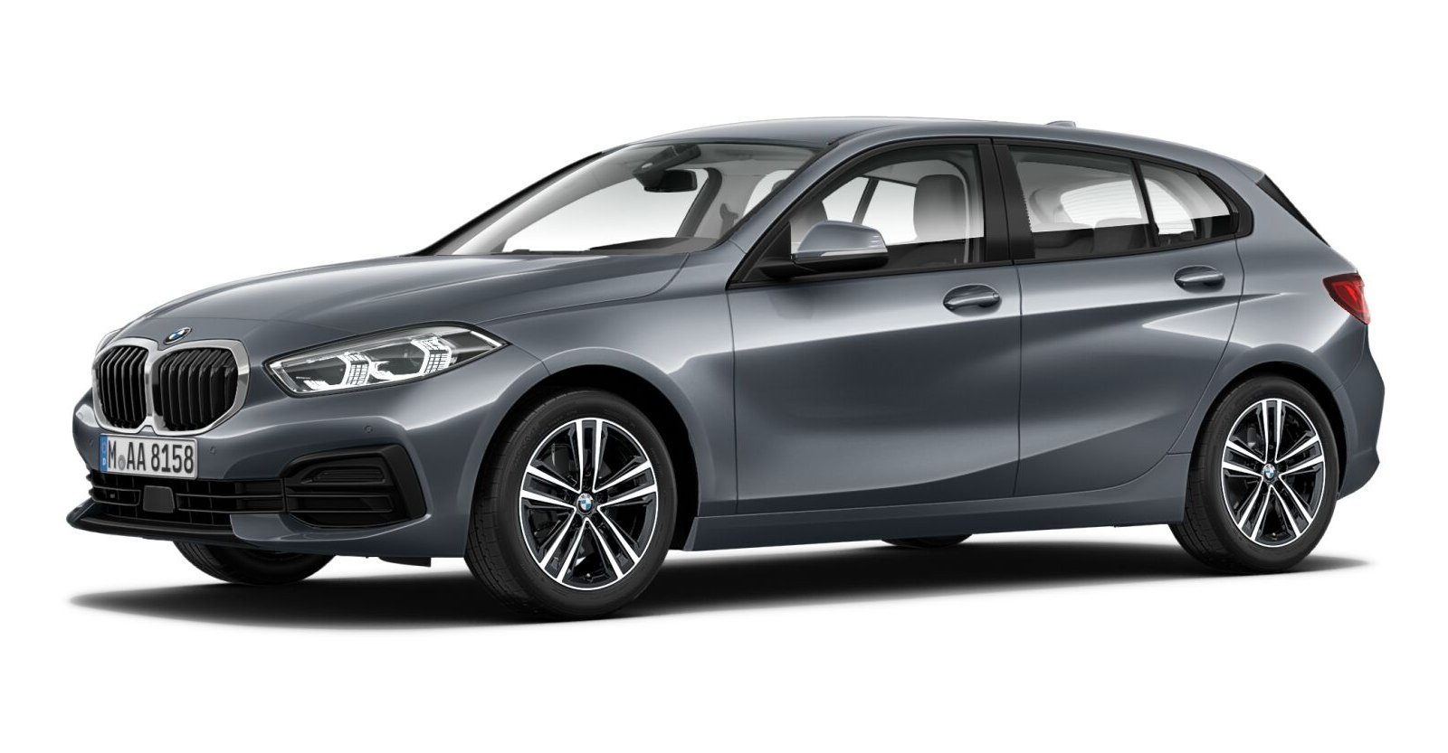 BMW BMW 1er in Grau von vorne BMW BMW 1er in Grau von vorne