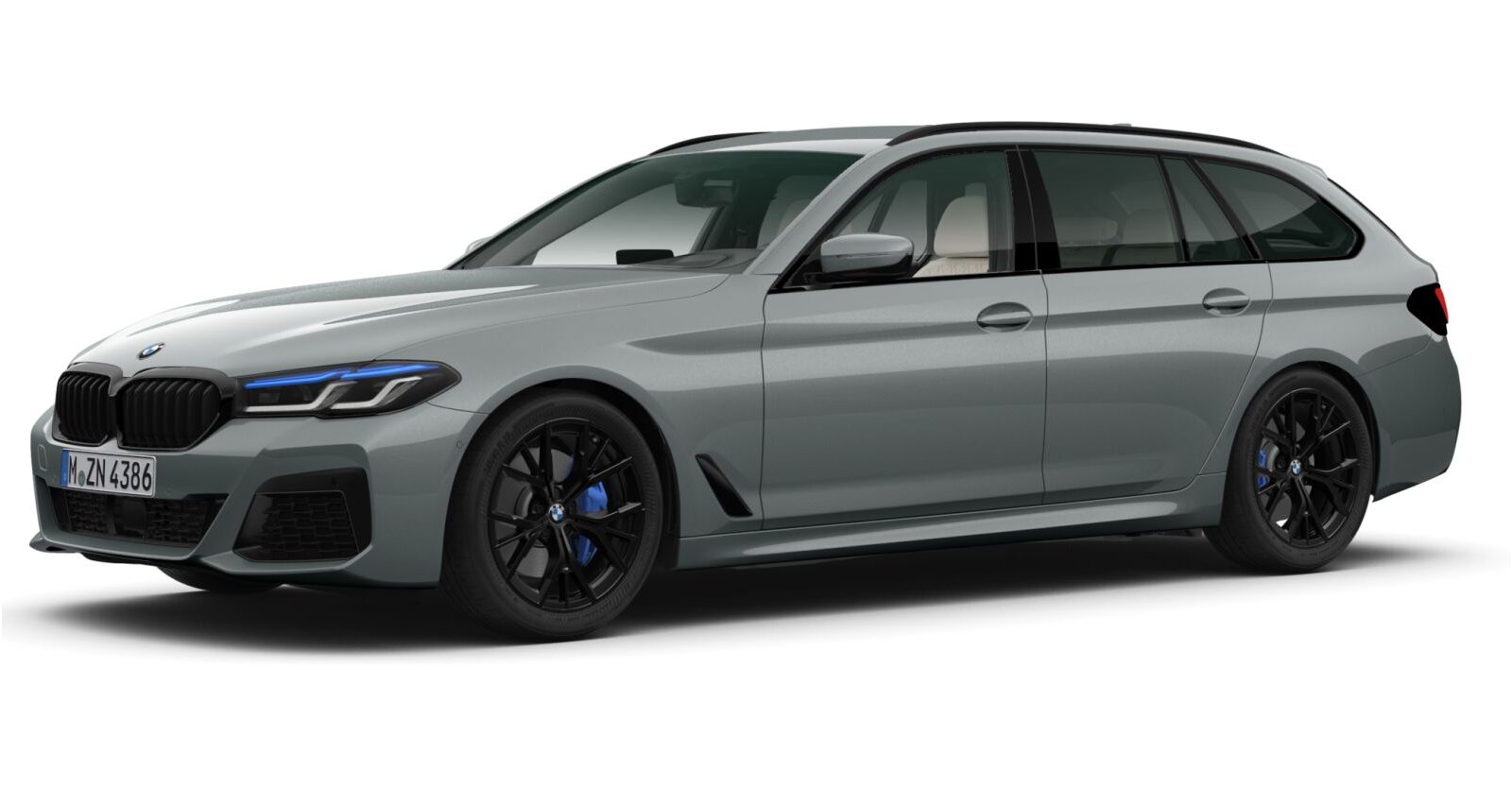 BMW BMW 5er in Grau von vorne BMW BMW 5er in Grau von vorne