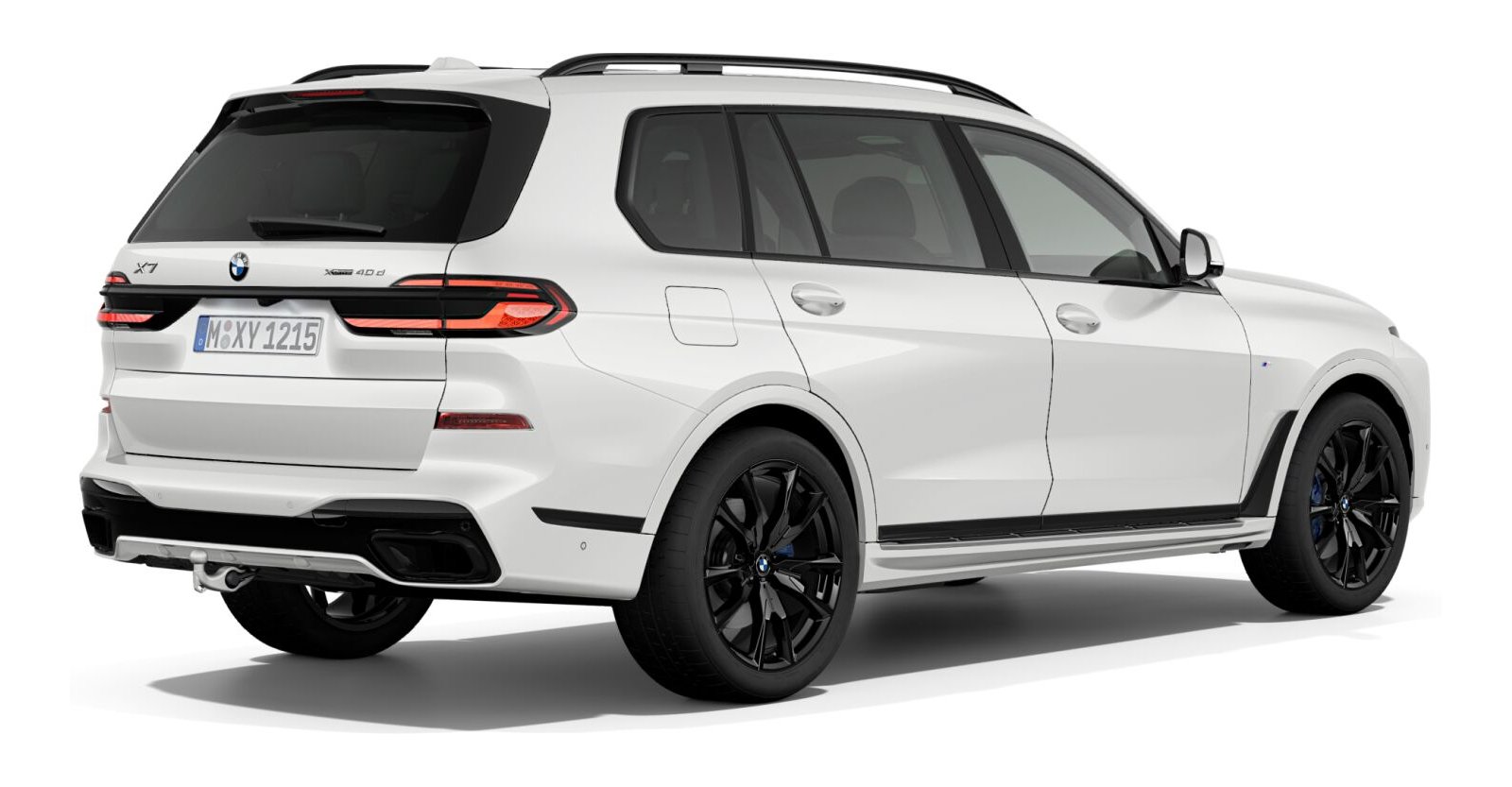 BMW BMW X in Weiß von hinten BMW BMW X in Weiß von hinten
