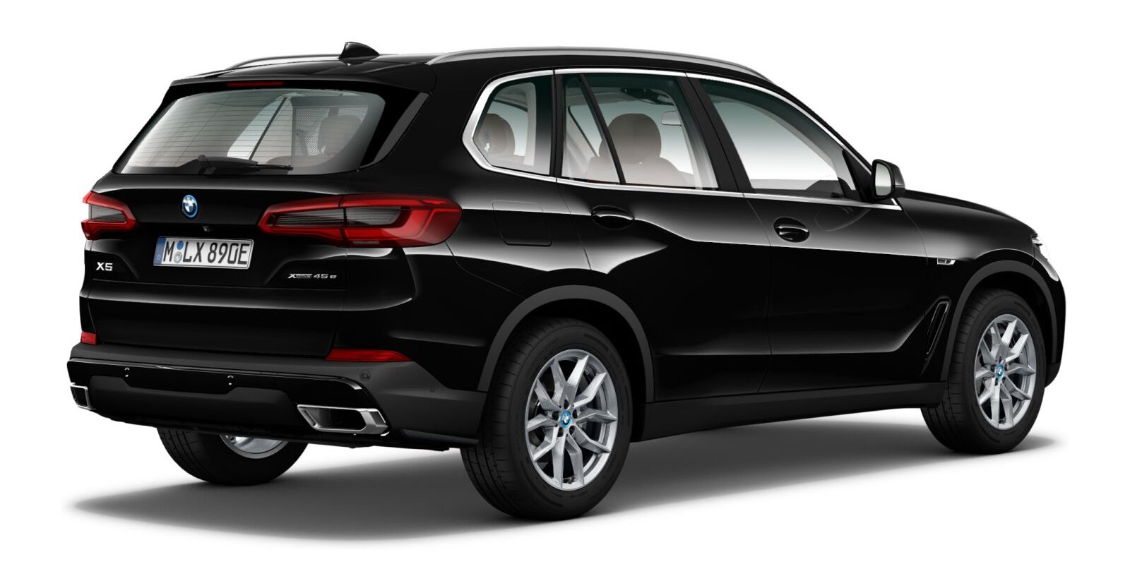 BMW BMW X in Schwarz von hinten BMW BMW X in Schwarz von hinten