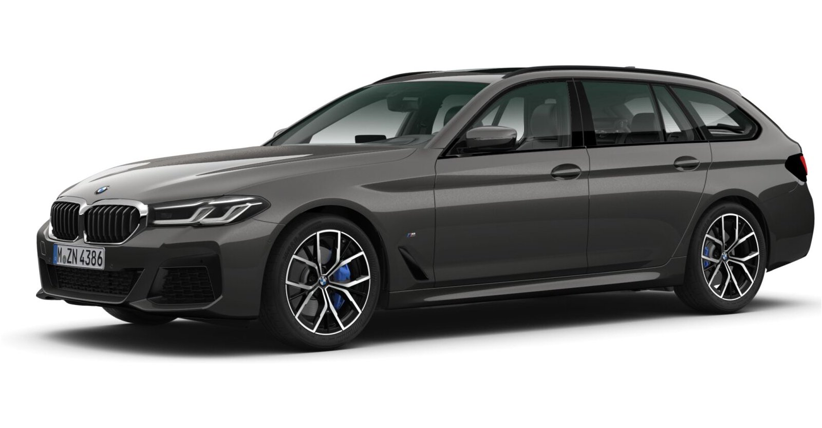 BMW BMW 5er in Grau von vorne BMW BMW 5er in Grau von vorne