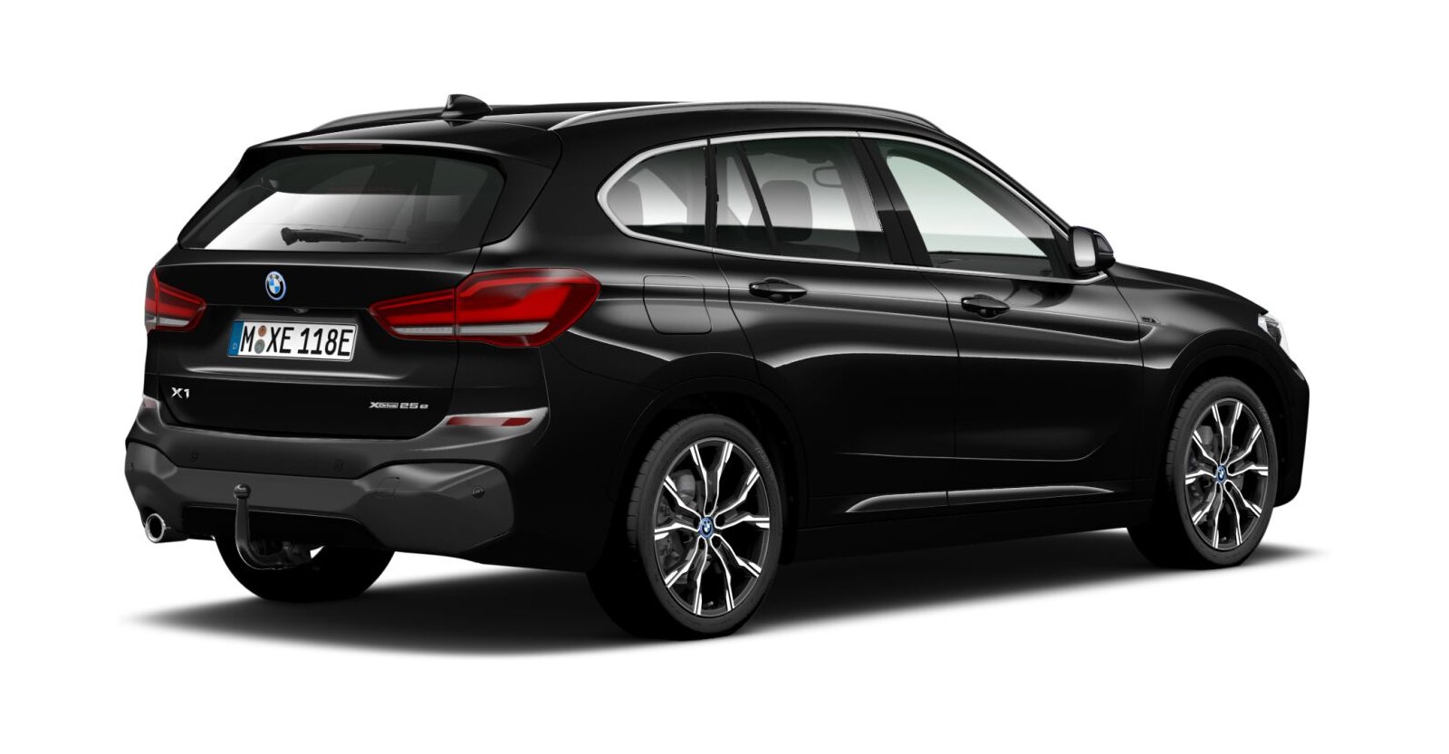 BMW BMW X in Schwarz von hinten BMW BMW X in Schwarz von hinten