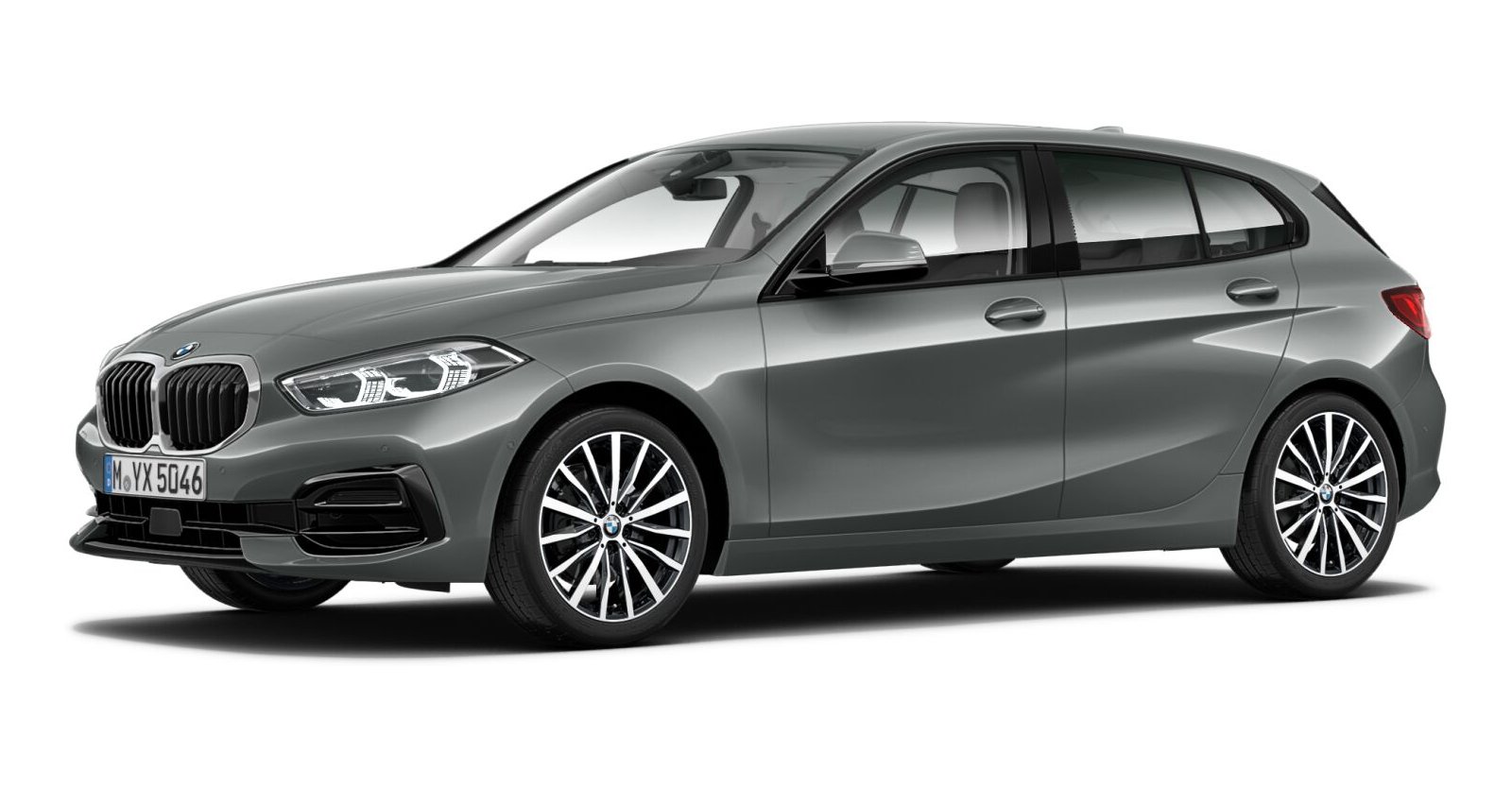 BMW BMW 1er in Grau von vorne BMW BMW 1er in Grau von vorne