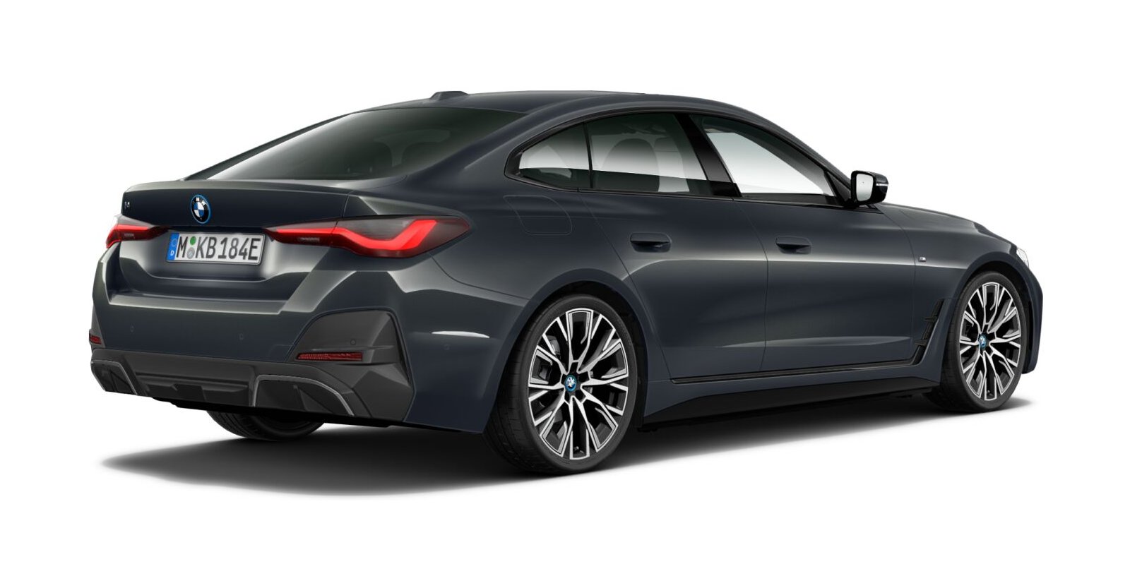 BMW BMW I in Grau von hinten BMW BMW I in Grau von hinten