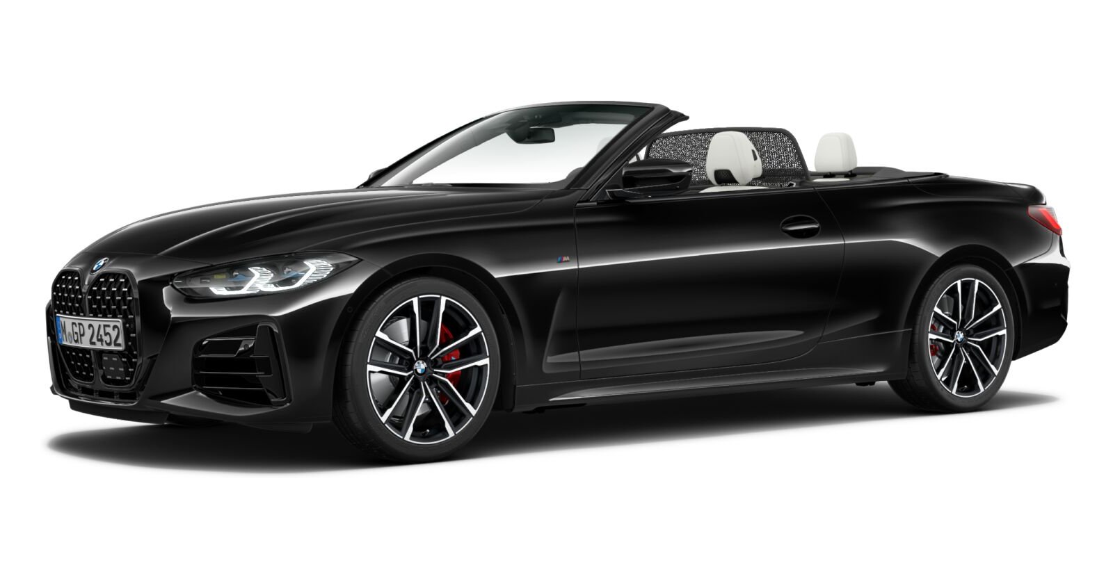 BMW BMW 4er in Schwarz von vorne BMW BMW 4er in Schwarz von vorne