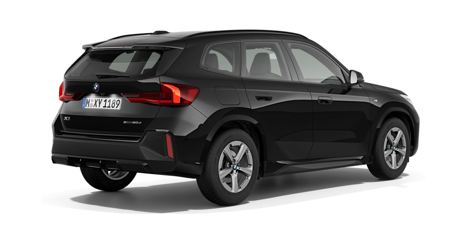 BMW BMW X in Schwarz von hinten BMW BMW X in Schwarz von hinten