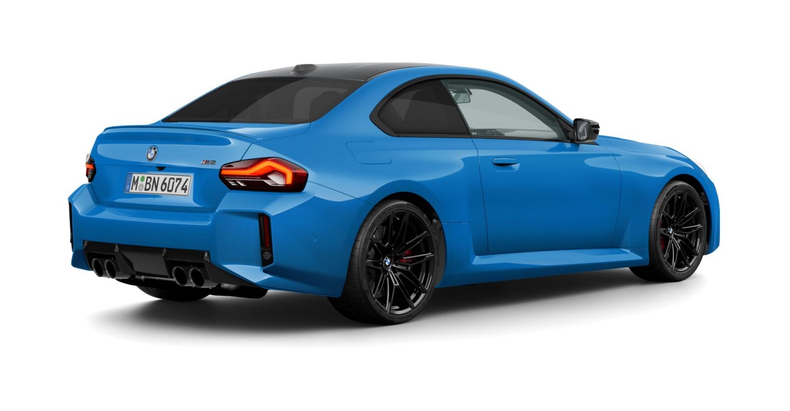 BMW BMW M in Blau von hinten BMW BMW M in Blau von hinten