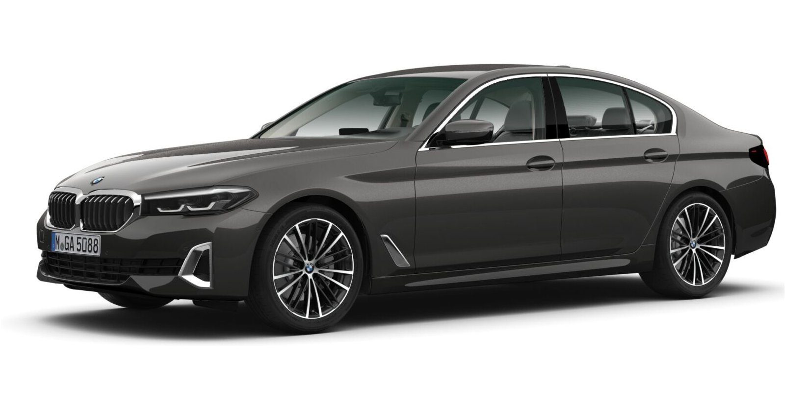 BMW BMW 5er in Grau von vorne BMW BMW 5er in Grau von vorne