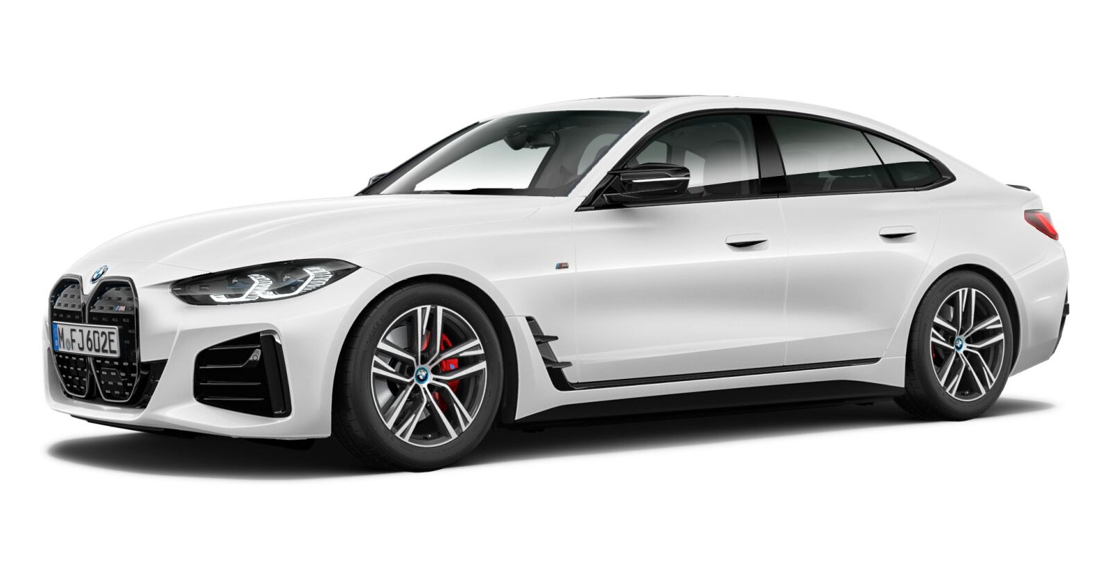 BMW BMW I in Weiß von vorne BMW BMW I in Weiß von vorne